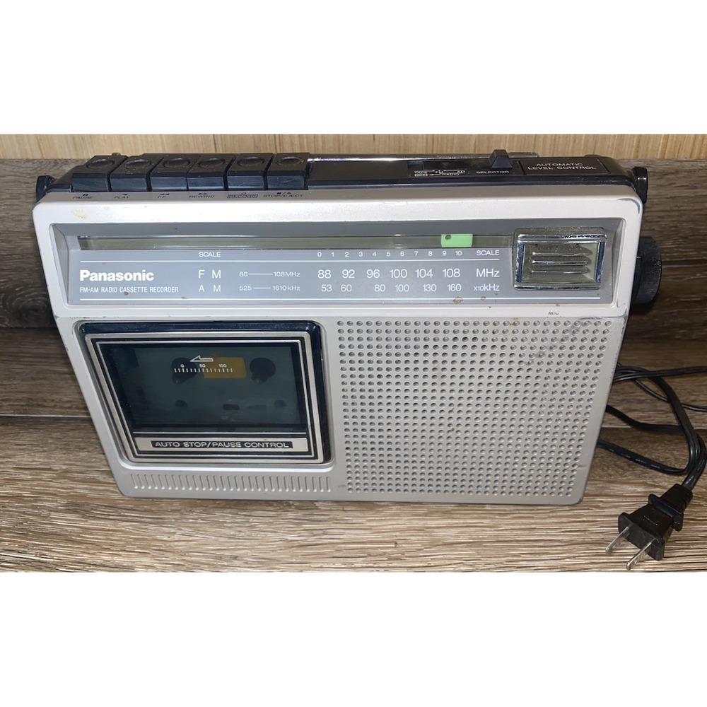Vintage Panasonic AM/FM Cassette Radio RX 1230 - Only Radio Works